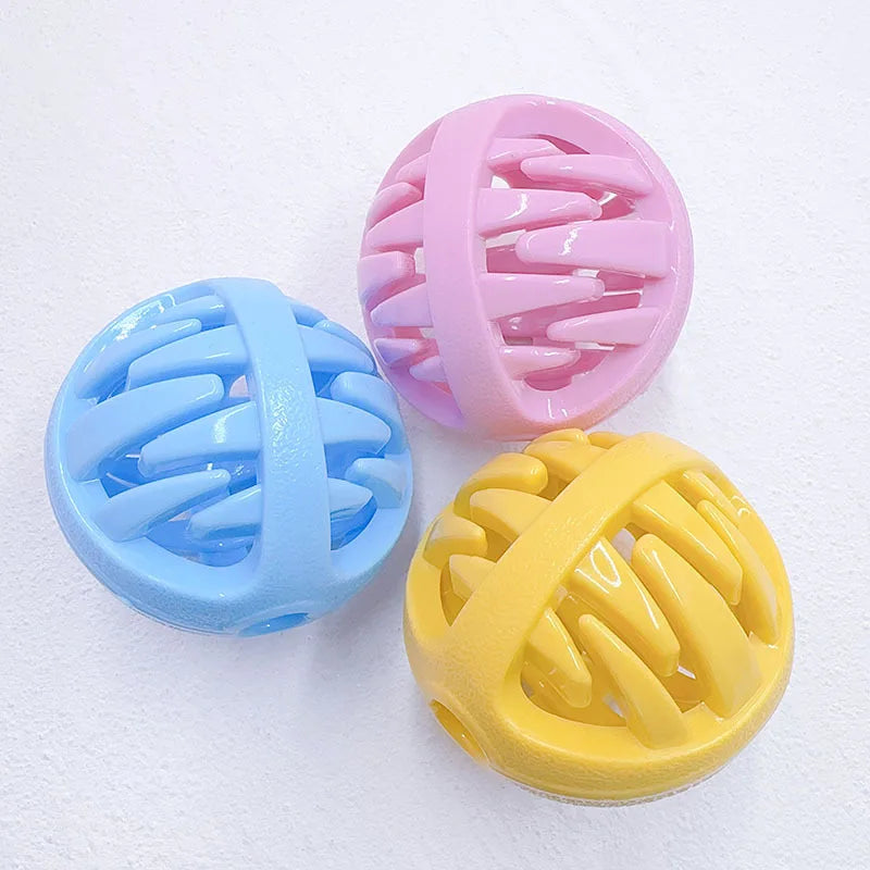 Pet Treat Dispenser Ball - Interactive Puzzle Toy for Cats & Dogs, Molar Chew Ball Anti-Boredom Cat Dog
