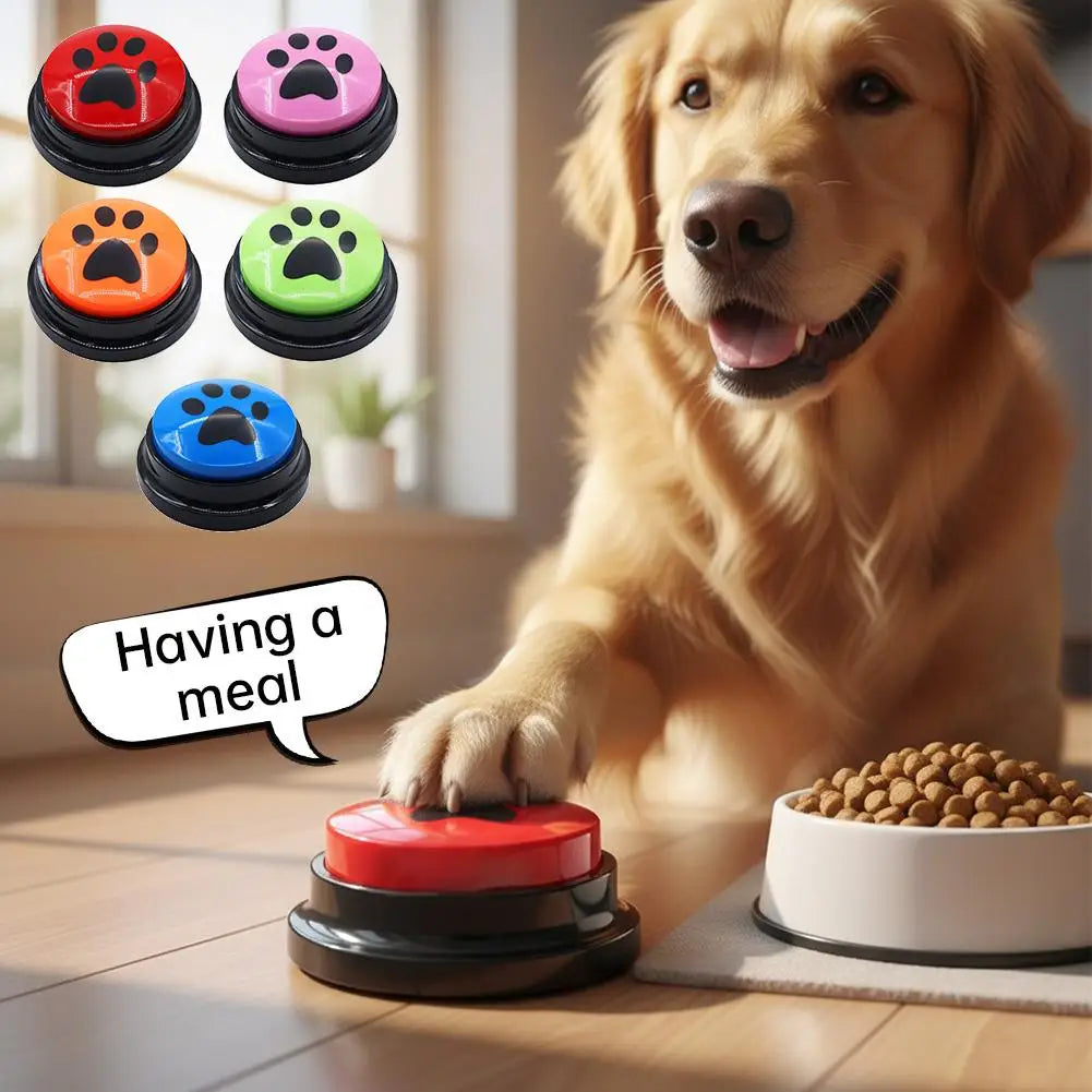 ペットおしゃべりボタン™｜30秒録音・再生 犬猫トレーニング用 コミュニケーションボタン