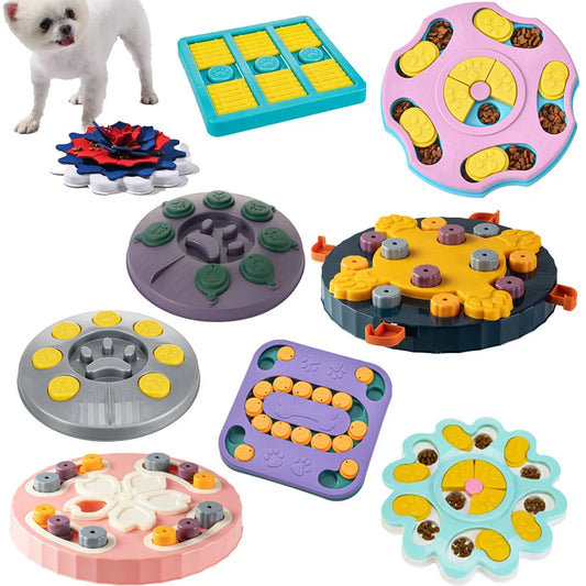 プッシュボタン式スロー給餐機™｜知育パズルボール 早食い防止 犬猫共用インタラクティブフード