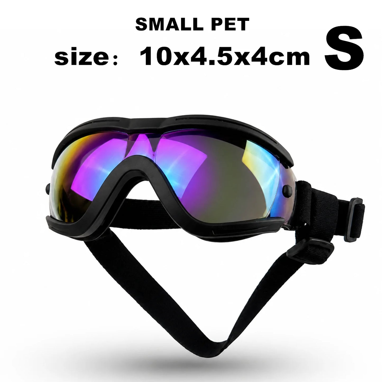Pet Adjustable Dog Goggles Sunglasses Anti-UV Sun Glasses Eye Wear Protection Black Widely Used Dog Sunglasses Pet Dog Supplies