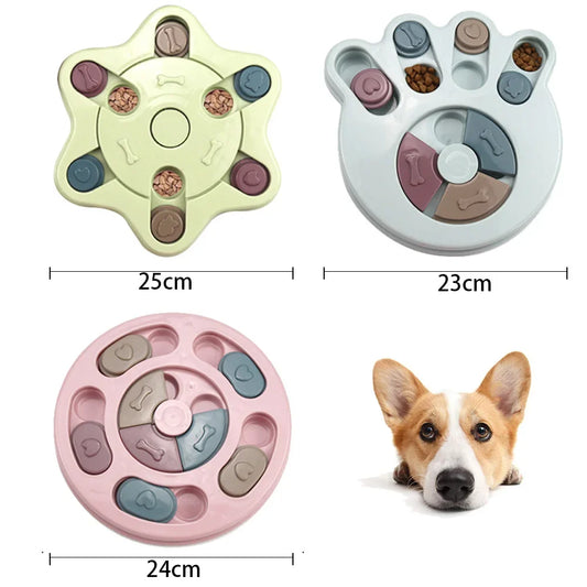 プッシュボタン式スロー給餐機™｜知育パズルボール 早食い防止 犬猫共用インタラクティブフード