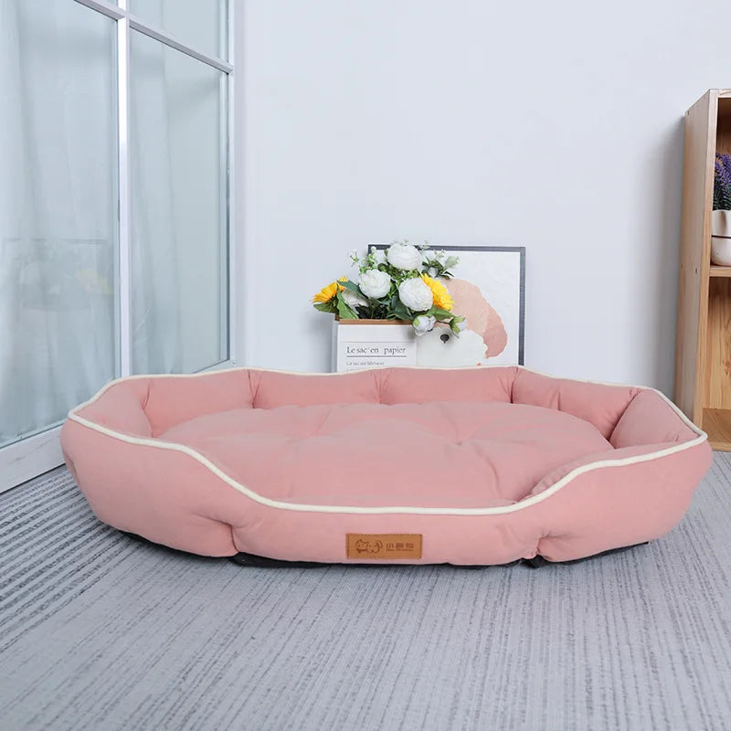 あったかペットソファベッド™｜やわらか生地 犬猫用 洗えるクッション付き快眠ネスト