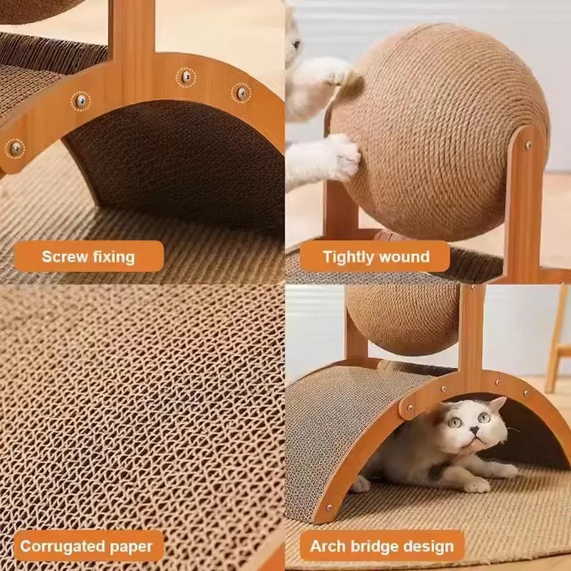 木製2in1猫用爪とぎ™