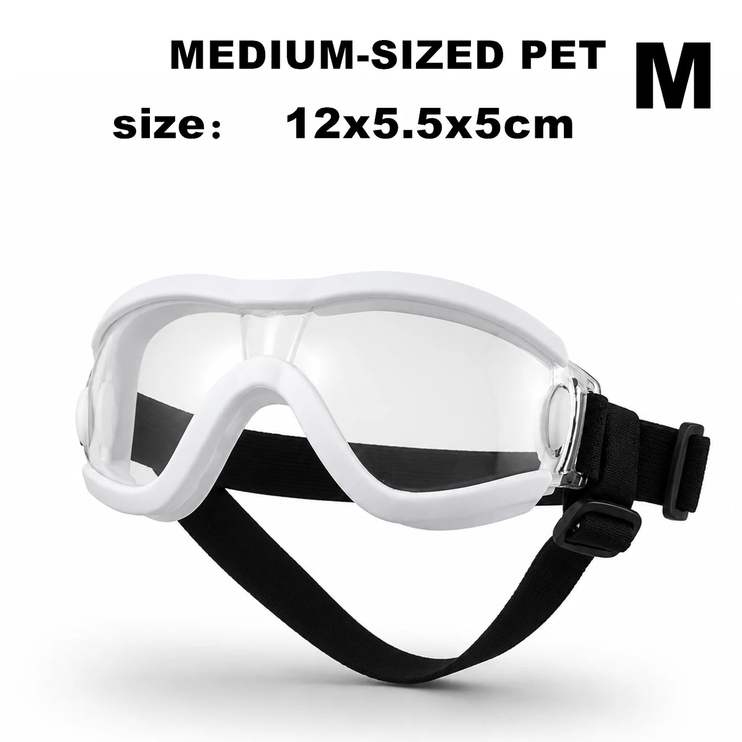Pet Adjustable Dog Goggles Sunglasses Anti-UV Sun Glasses Eye Wear Protection Black Widely Used Dog Sunglasses Pet Dog Supplies