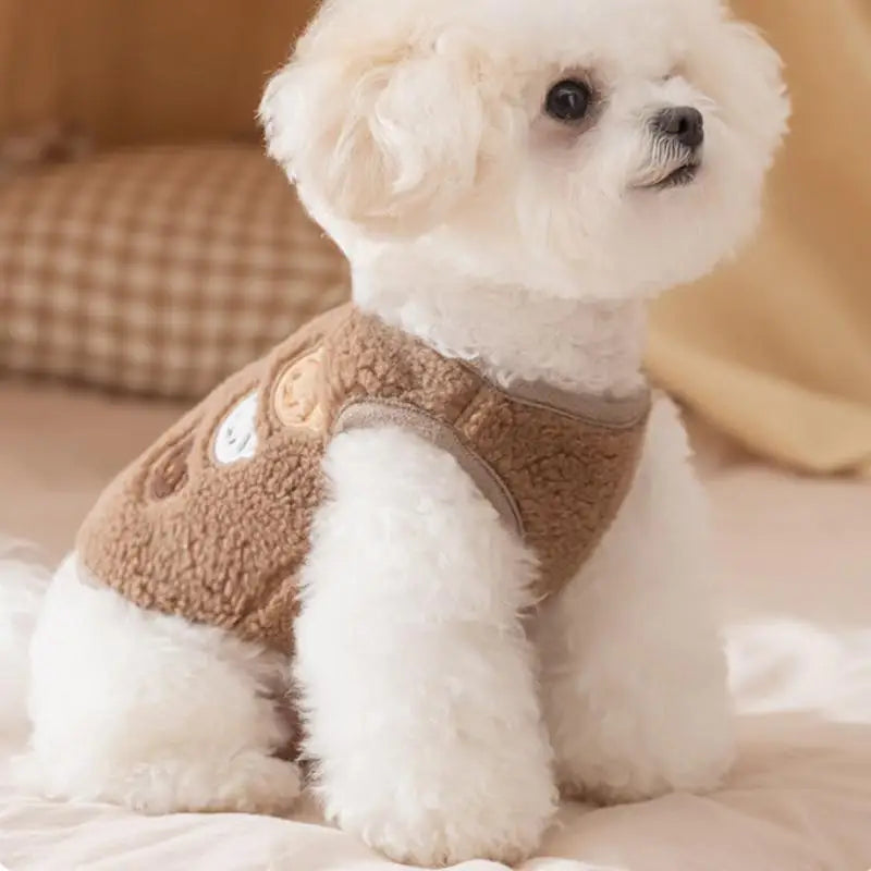 秋冬ペットベスト™｜フリース素材 小大犬猫共用 あたたか防寒服