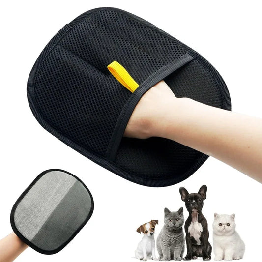ペットグルーミング手袋™｜抜け毛取り マッサージ 犬猫用 お手入れブラシグローブ