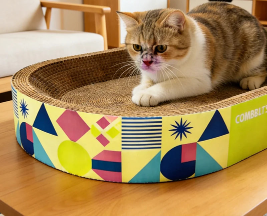 猫用段ボール爪とぎベッド™