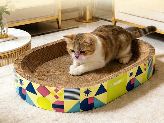 猫用段ボール爪とぎベッド™